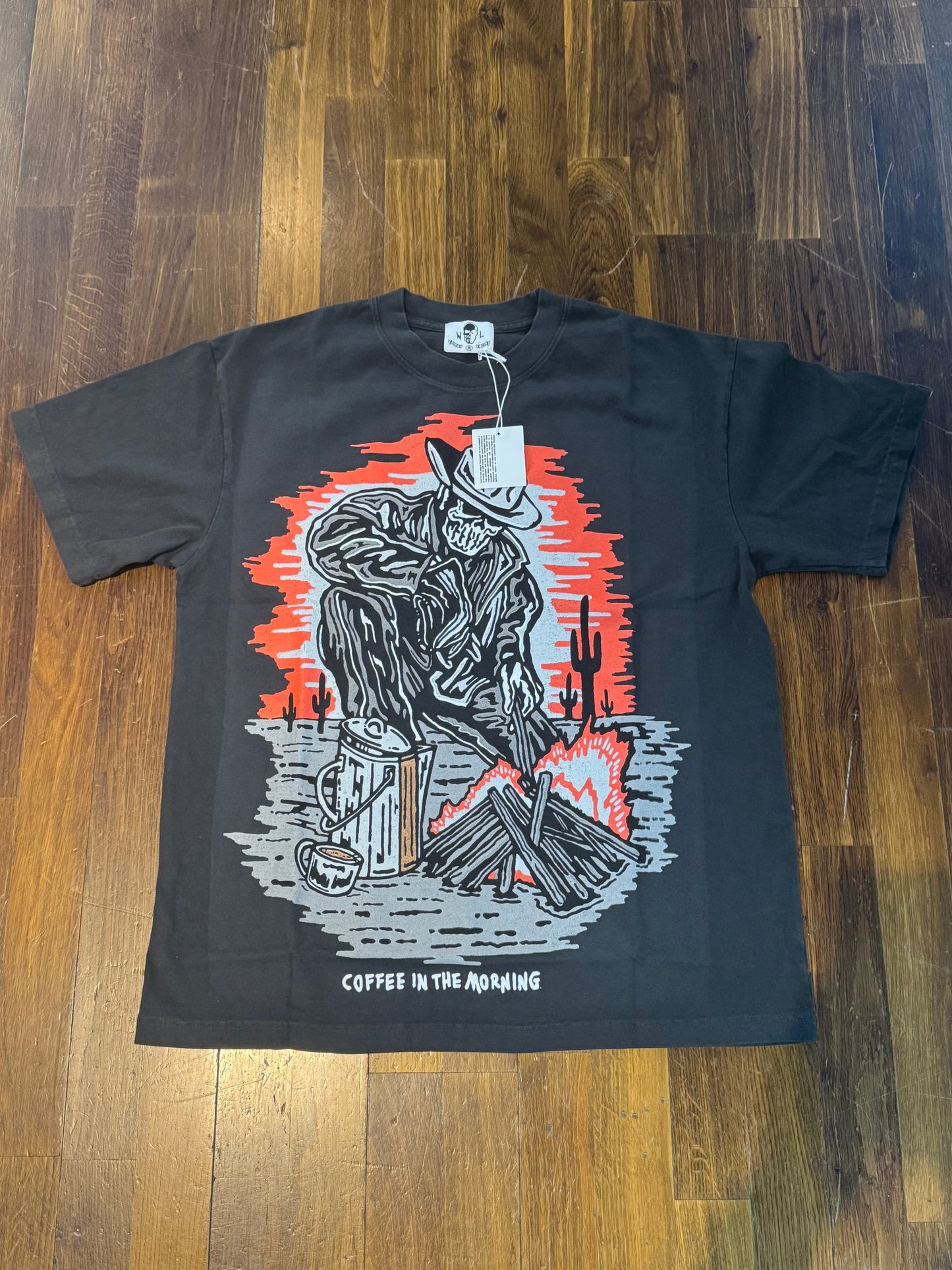 Warren Lotas Coffee in the Morning T-Shirt Stonewash PALISADES