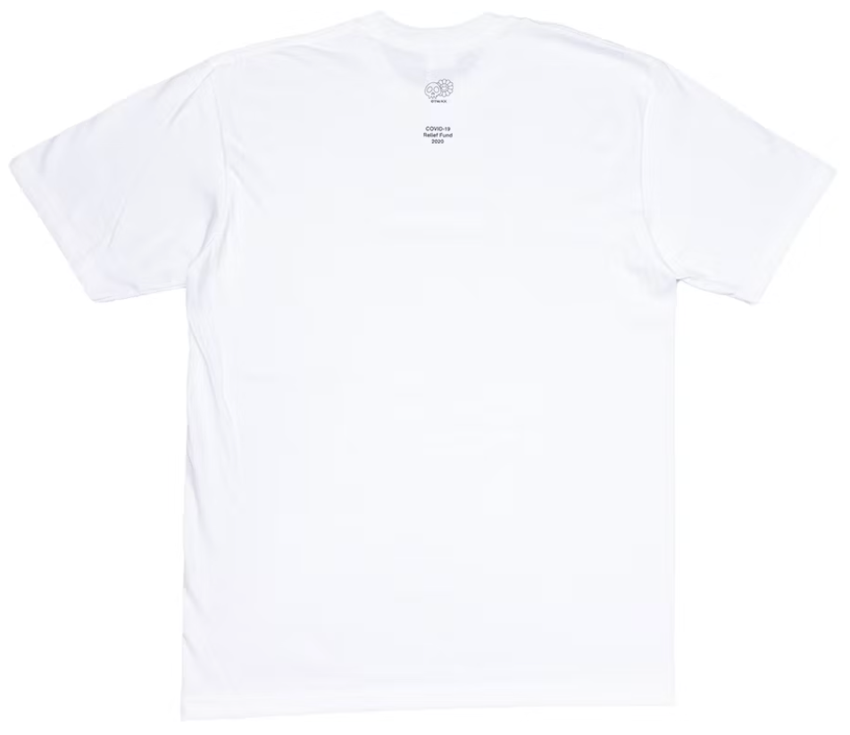 Supreme Takashi Murakami COVID-19 Relief Box Logo Tee White PALISADES
