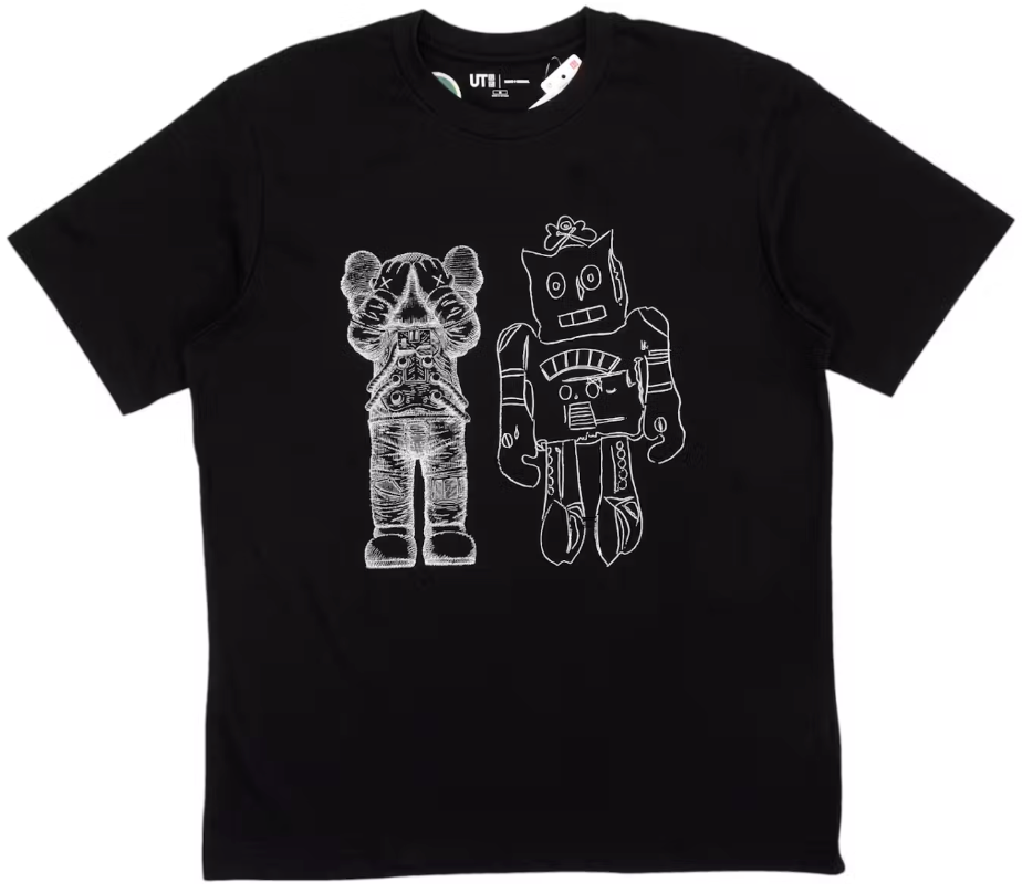KAWS x Uniqlo Warhol UT Graphic 476351 T-shirt Black PALISADES