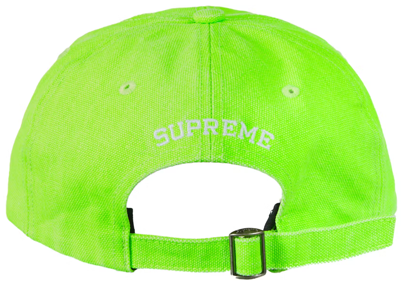 Supreme Pigment Canvas S Logo 6-Panel Lime TARRYTOWN