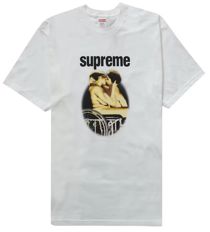 Supreme Kiss Tee (SS23) Men's White PALISADES