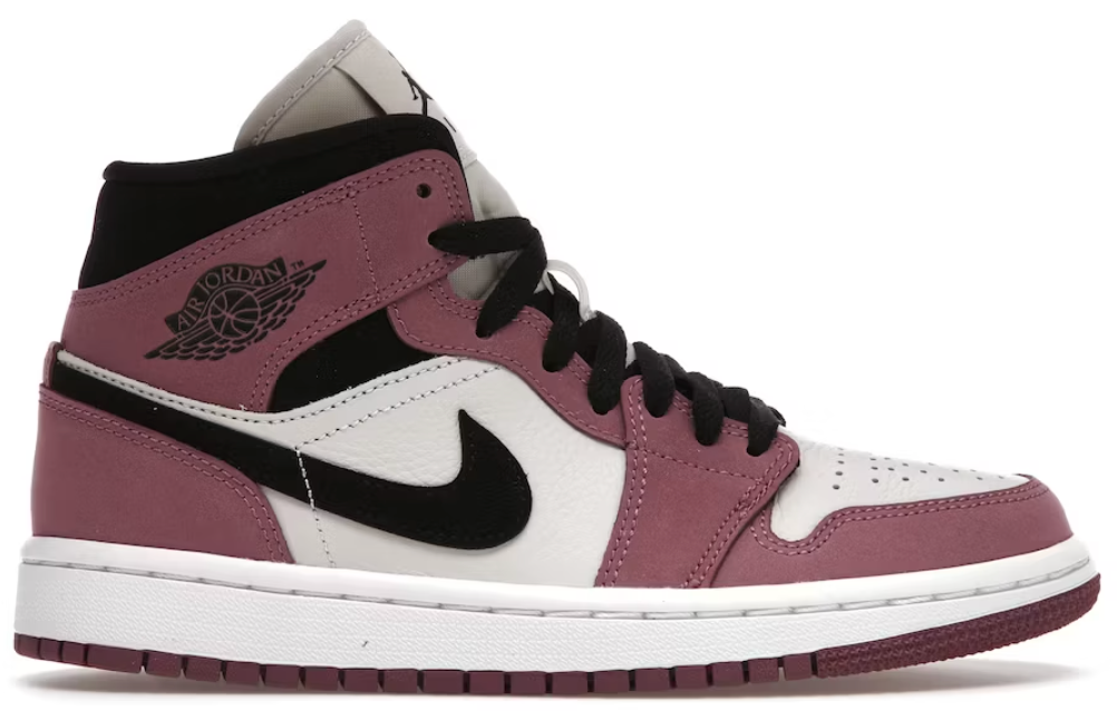 Jordan 1 Mid SE Light Mulberry (Women's) AMERICAN DREAM