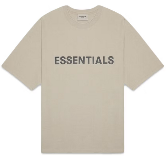 Fear of God Essentials Boxy T-Shirt Applique Logo Olive/Khaki AMERICAN DREAM