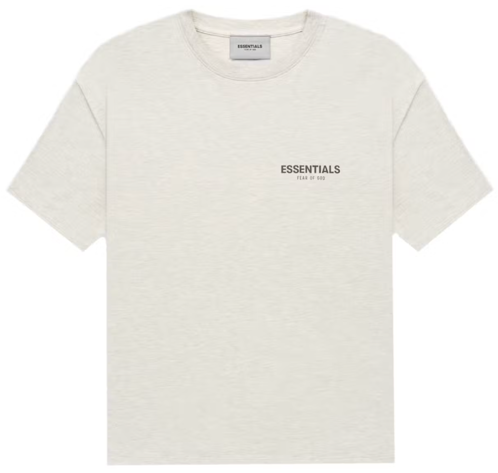 Fear of God Essentials Core Collection T-shirt Light Heather Oatmeal AMERICAN DREAM