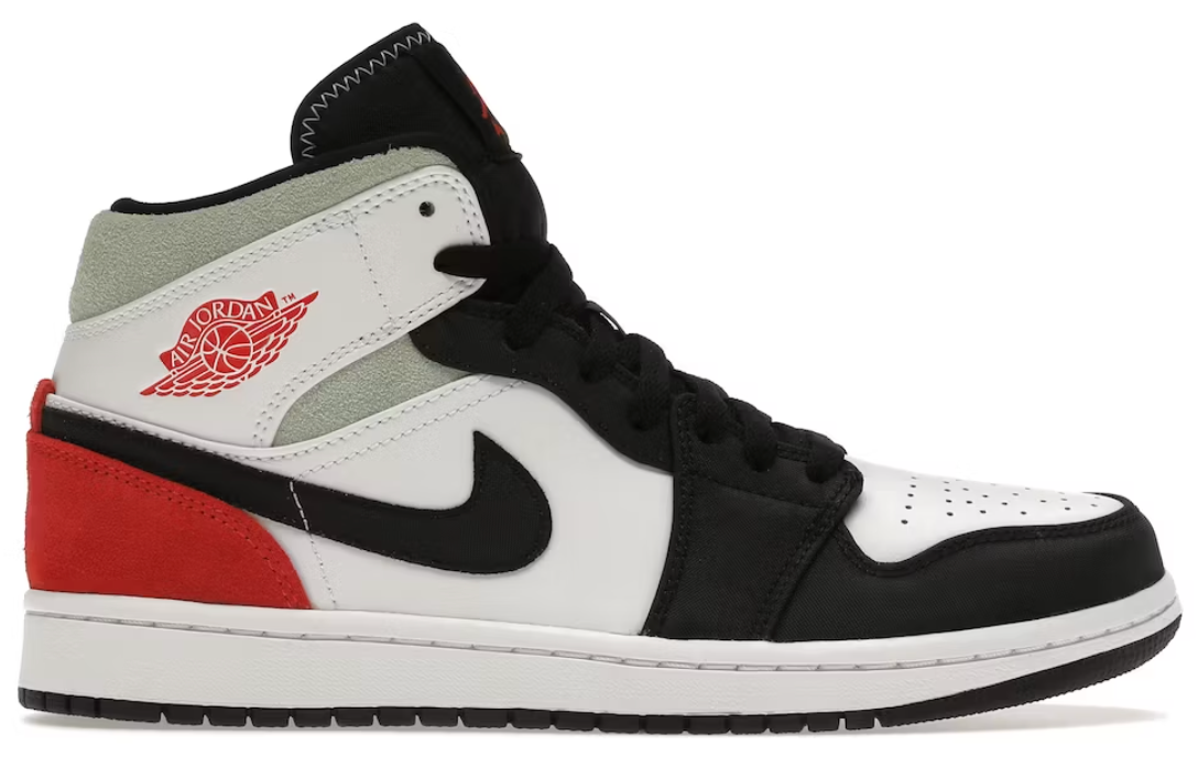 Jordan 1 Mid SE Red Black Toe PALISADES