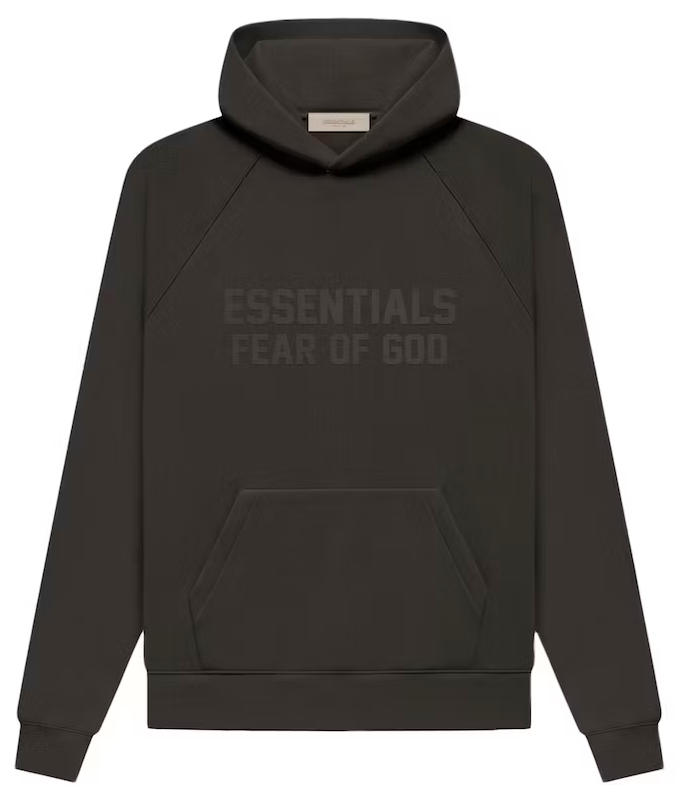 Fear of God Essentials Hoodie Off Black PALISADES