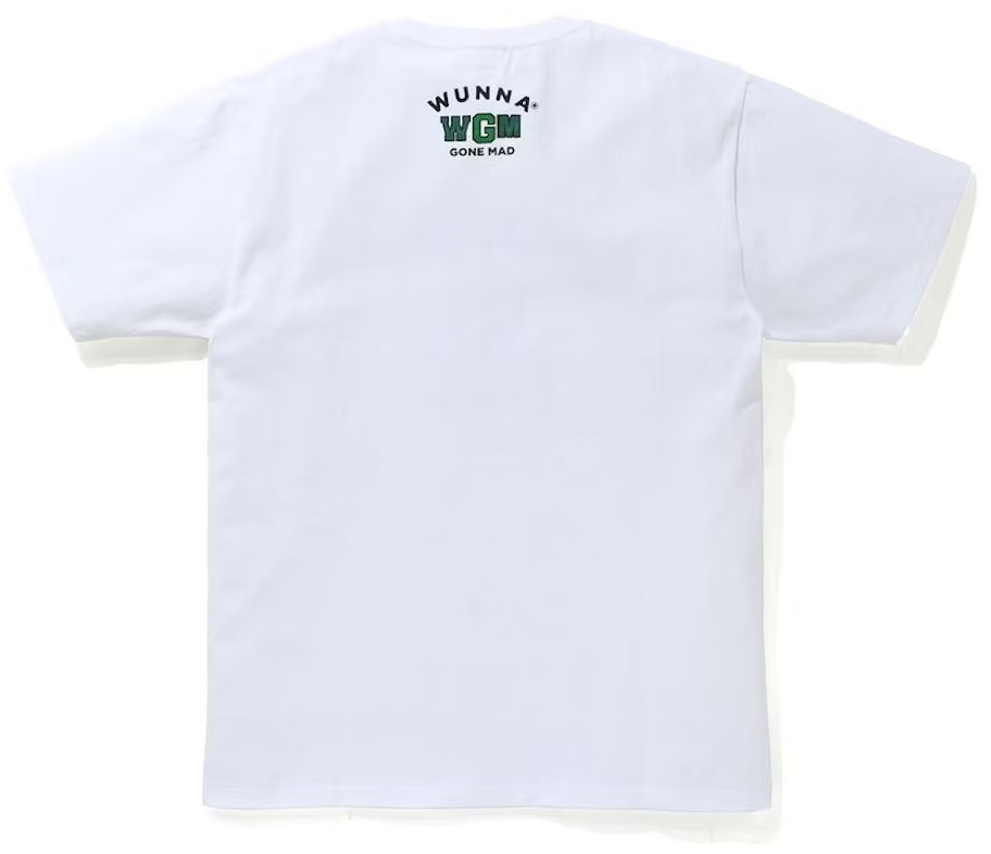 BAPE x GUNNA Tee White/Green PALISADES
