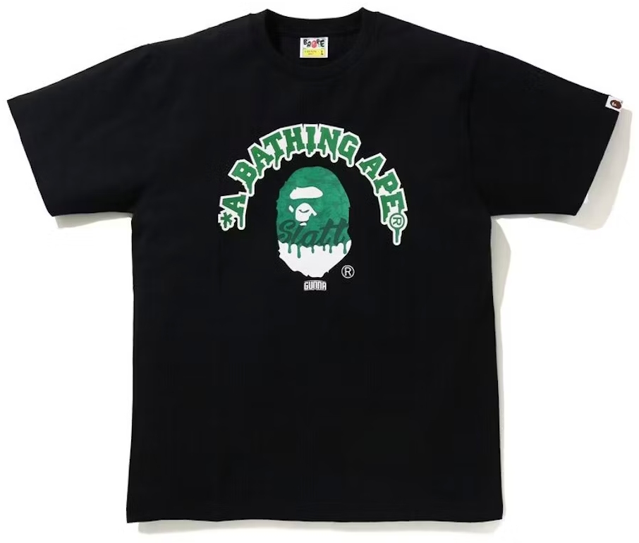 BAPE x GUNNA Tee Black/Green PALISADES