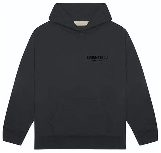 Fear of God Essentials Pullover Chest Logo Hoodie Stretch Limo/Black PALISADES