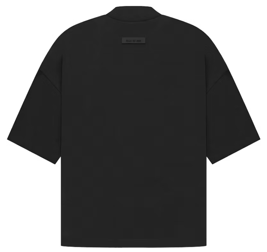 Fear of God Essentials Arch Logo Tee Jet Black PALISADES