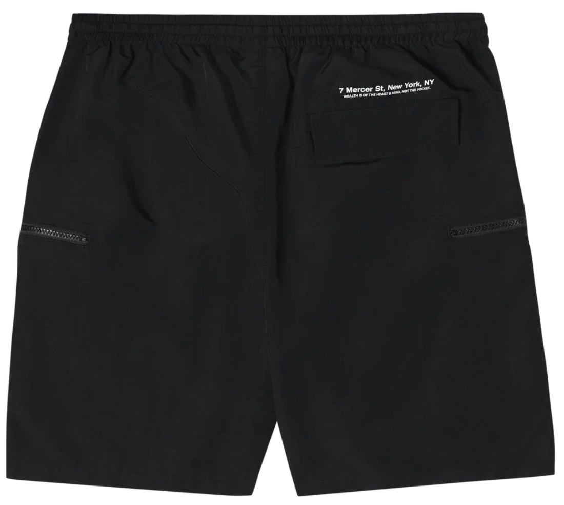 BILLIONAIRE BOYS CLUB WANDERER SHORTS BLACK PALISADES
