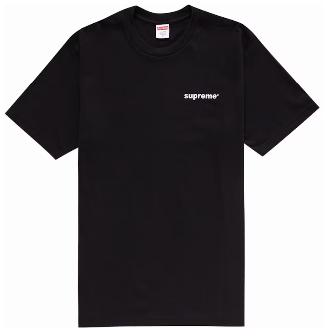 Supreme Fuck Money Tee Black PALISADES