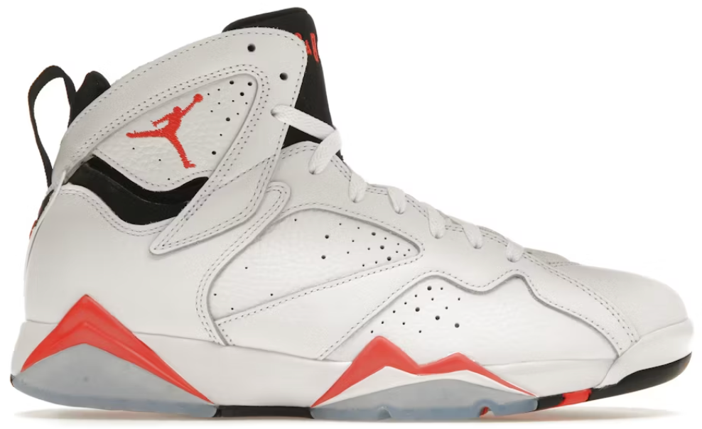Jordan 7 Retro White Infrared PALISADES