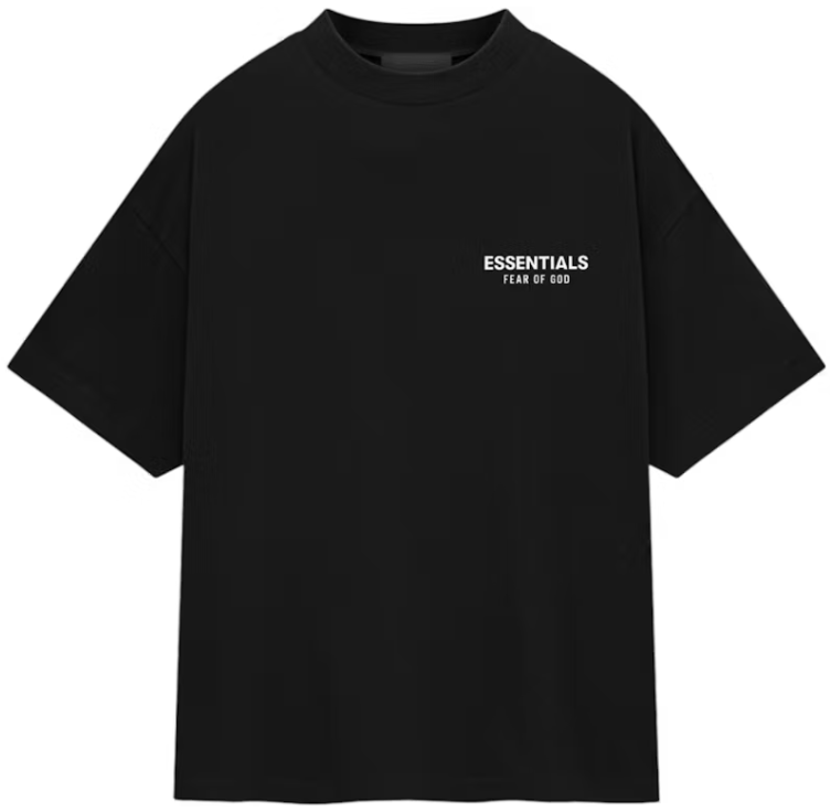 Fear of God Essentials Jersey Crewneck T-Shirt Black PALISADES