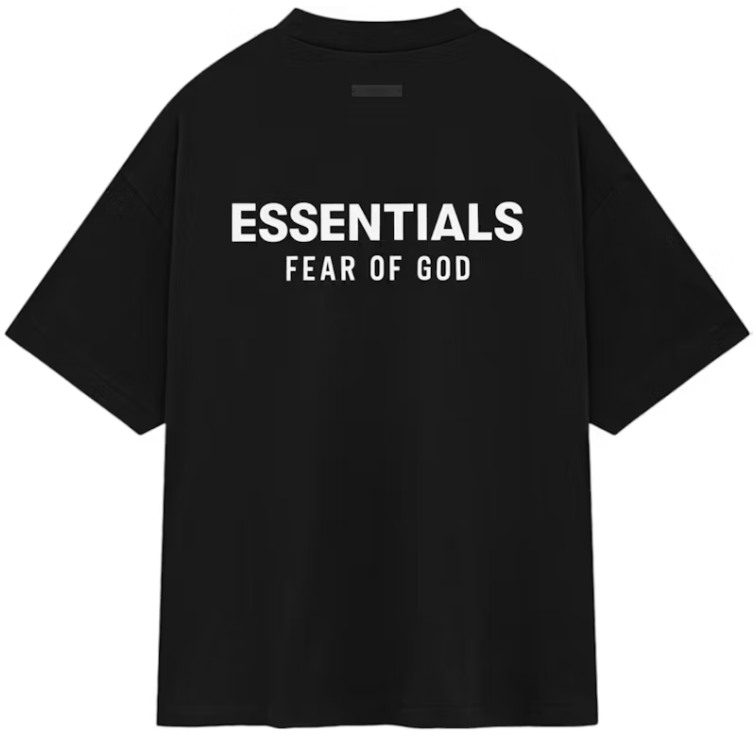 Fear of God Essentials Jersey Crewneck T-Shirt Black PALISADES