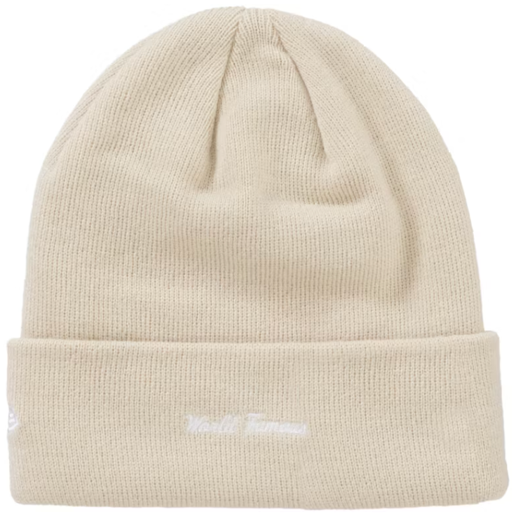 Supreme New Era Box Logo Beanie (FW24) Stone