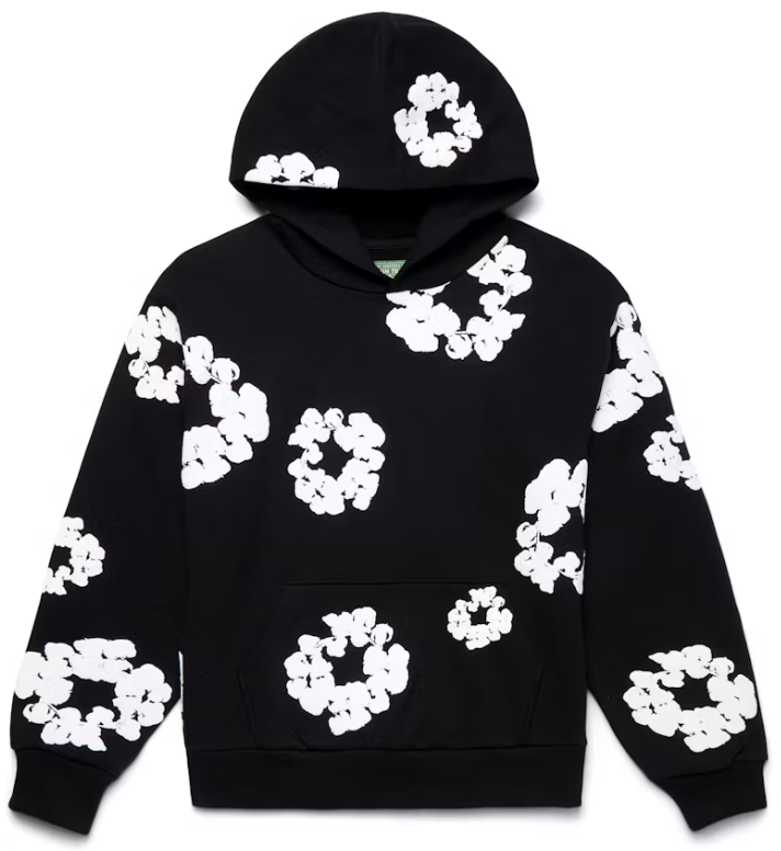 Denim Tears The Cotton Wreath Sweatshirt Black PALISADES