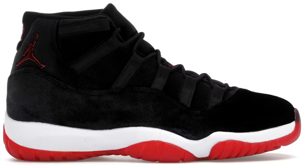 Jordan 11 Retro Bred Velvet (Women's) PALISADES