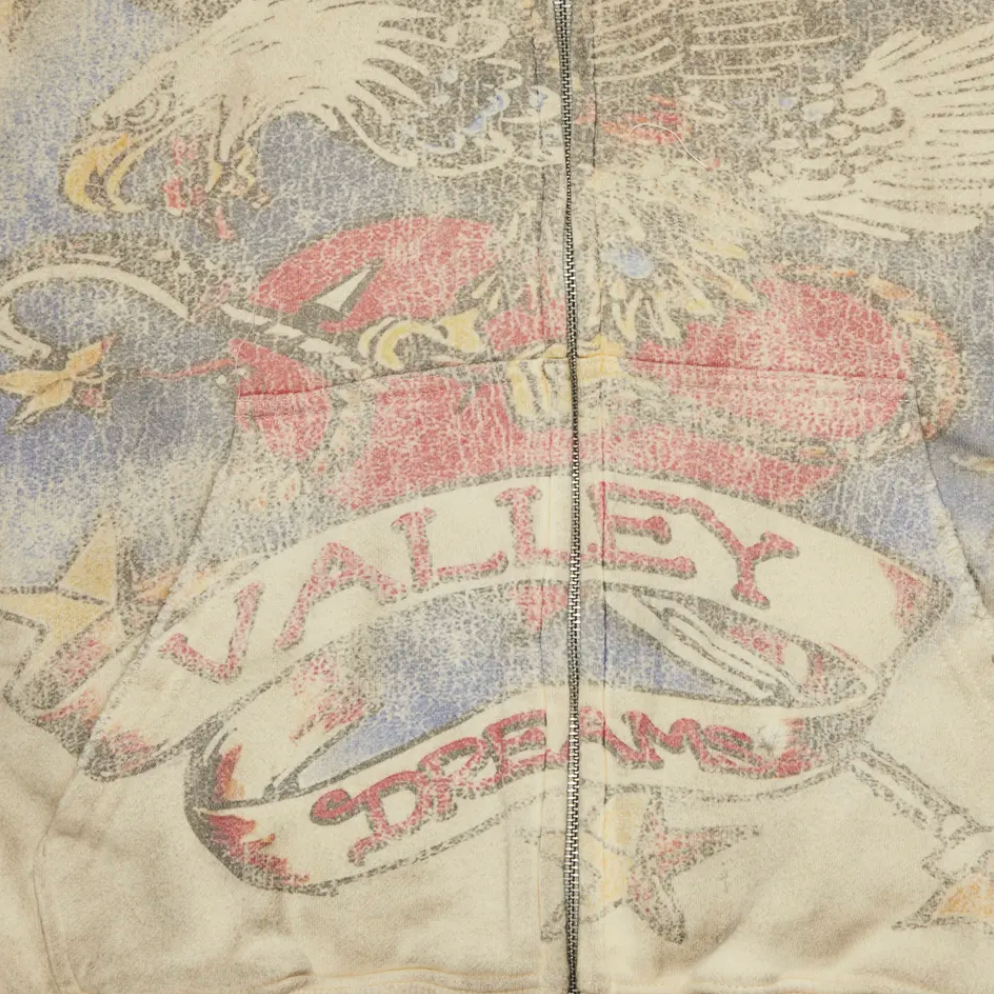 Vale Forever Nostalgia Zip Up 'Tattered/Cream' PALISADES