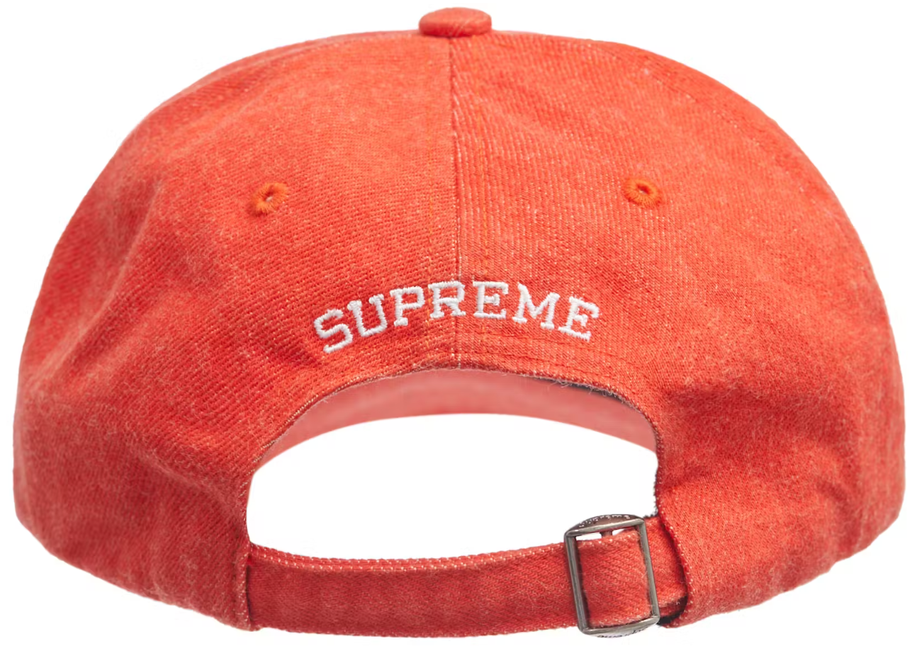 Supreme Kevlar Denim S Logo 6-Panel Red PALISADES