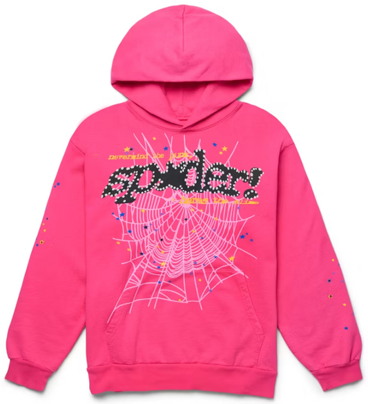 Sp5der P*NK V2 Hoodie Pink PALISADES