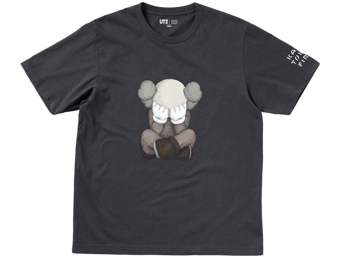 KAWS x Uniqlo Tokyo First Tee (Japanese Sizing) Dark Grey