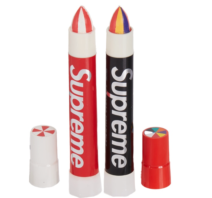 Supreme Hand Mixed Paint Stick (Set of 2) Multicolor
