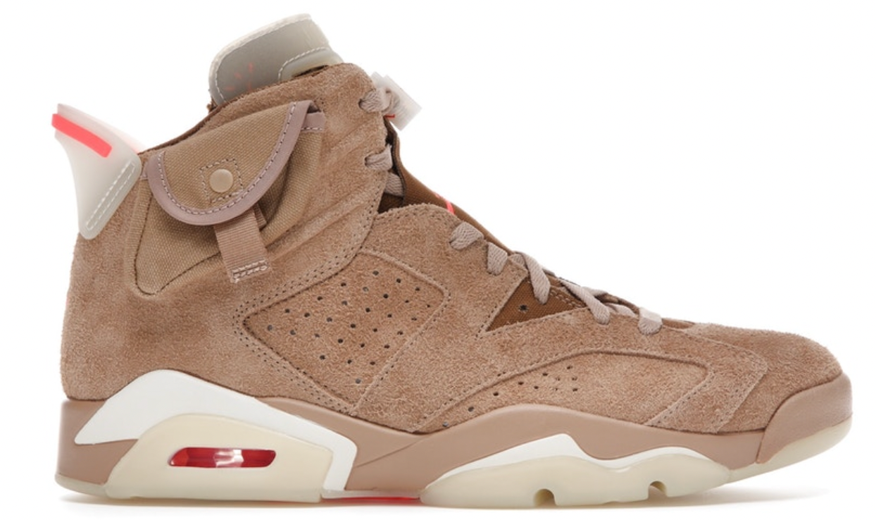 Jordan 6 Retro Travis Scott British Khaki RIDGE HILL
