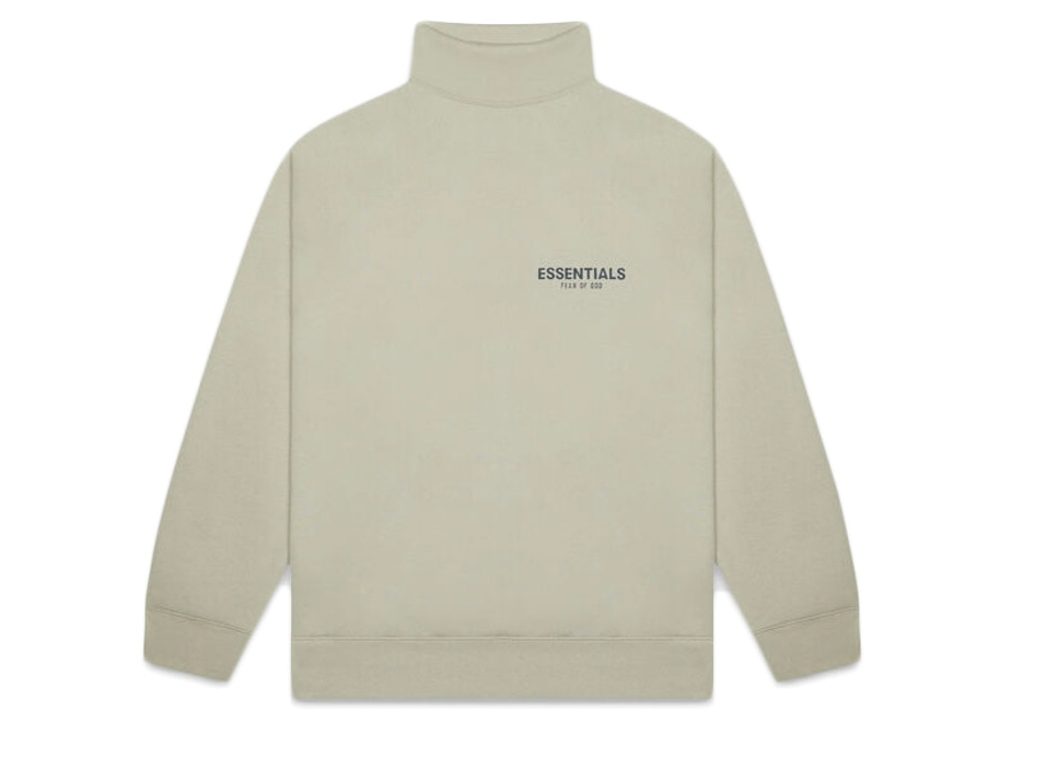 Fear of God Essentials Pull-over Mockneck Sweatshirt Moss