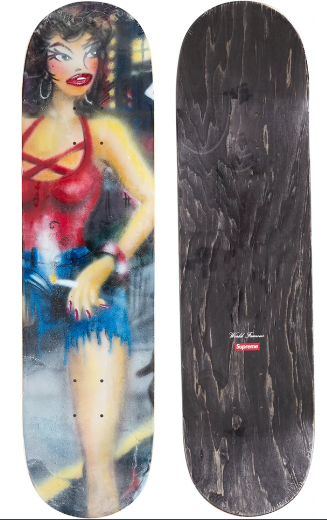 Supreme Lady Pink #1 Skateboard Deck