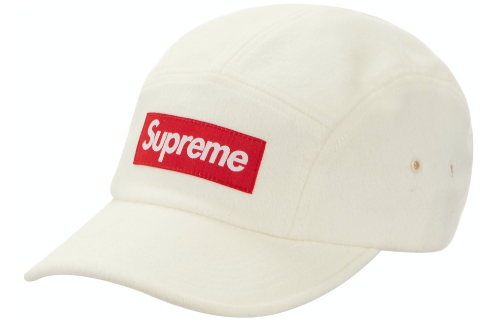 Supreme Wool Camp Cap FW21 White Levitate Sneaker Boutique