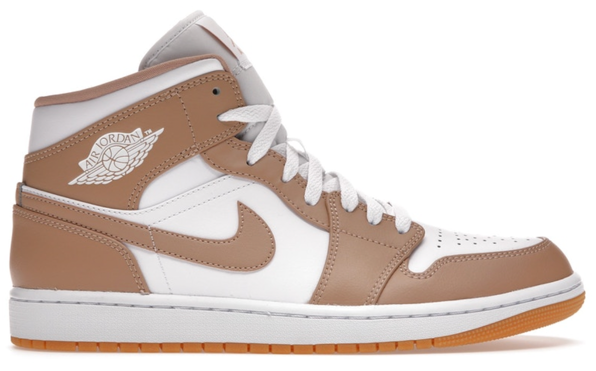 Jordan 1 Mid Tan Gum