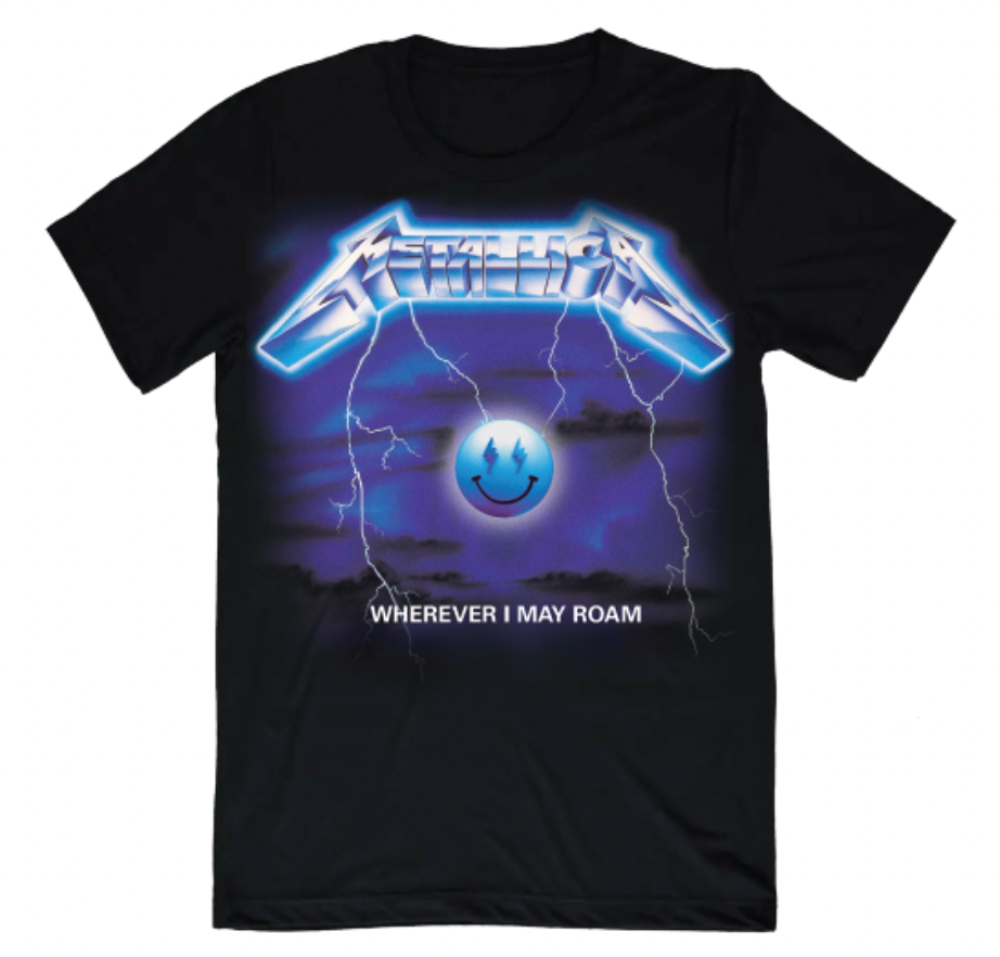 J Balvin x Metallica Wherever I May Roam T-Shirt PALISADES