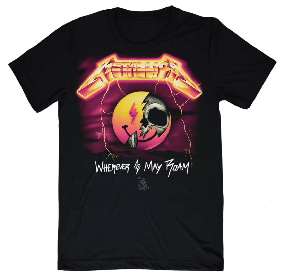 J Balvin x Metallica Skull/Smiley T-SHIRT