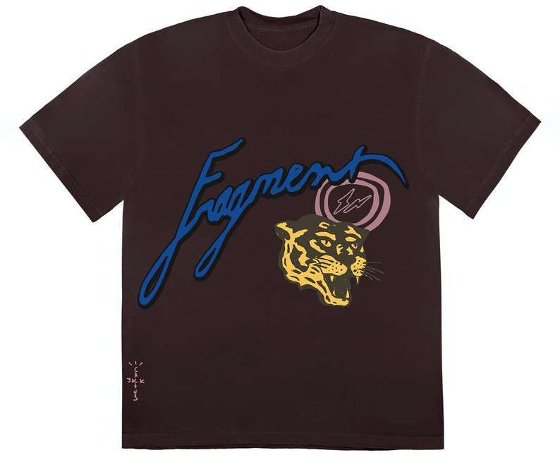 Travis Scott Cactus Jack For Fragment Icons Tee Brown PALISADES