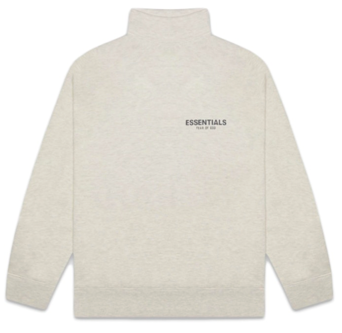 Fear of God Essentials Pull-over Mockneck Sweatshirt Oatmeal