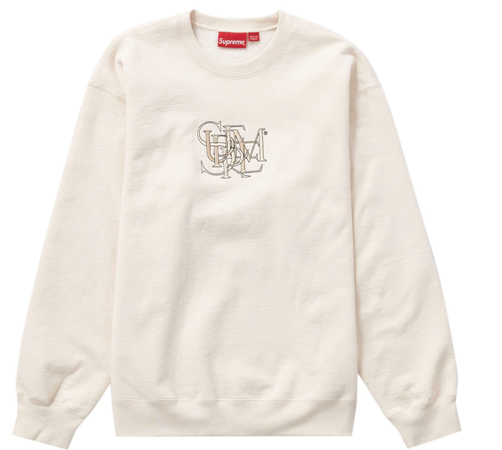 White sales supreme crewneck