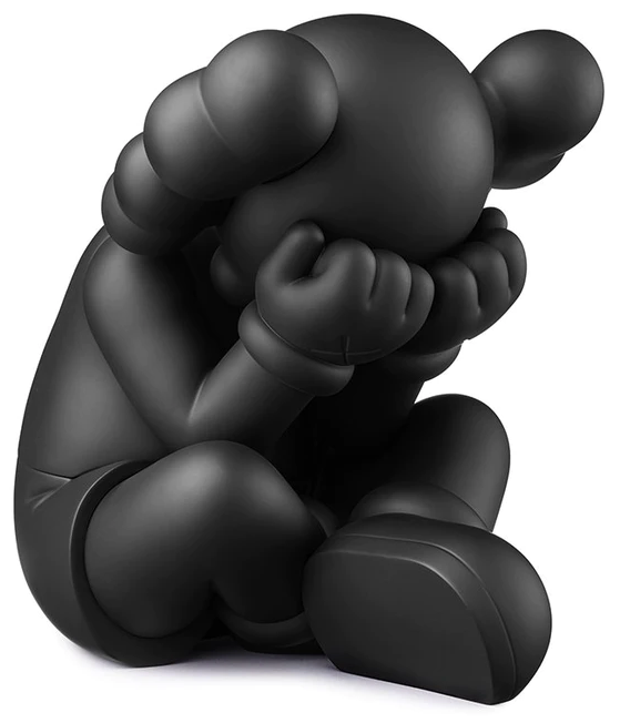 KAWS Separated Vinyl Figure Black PALISADES