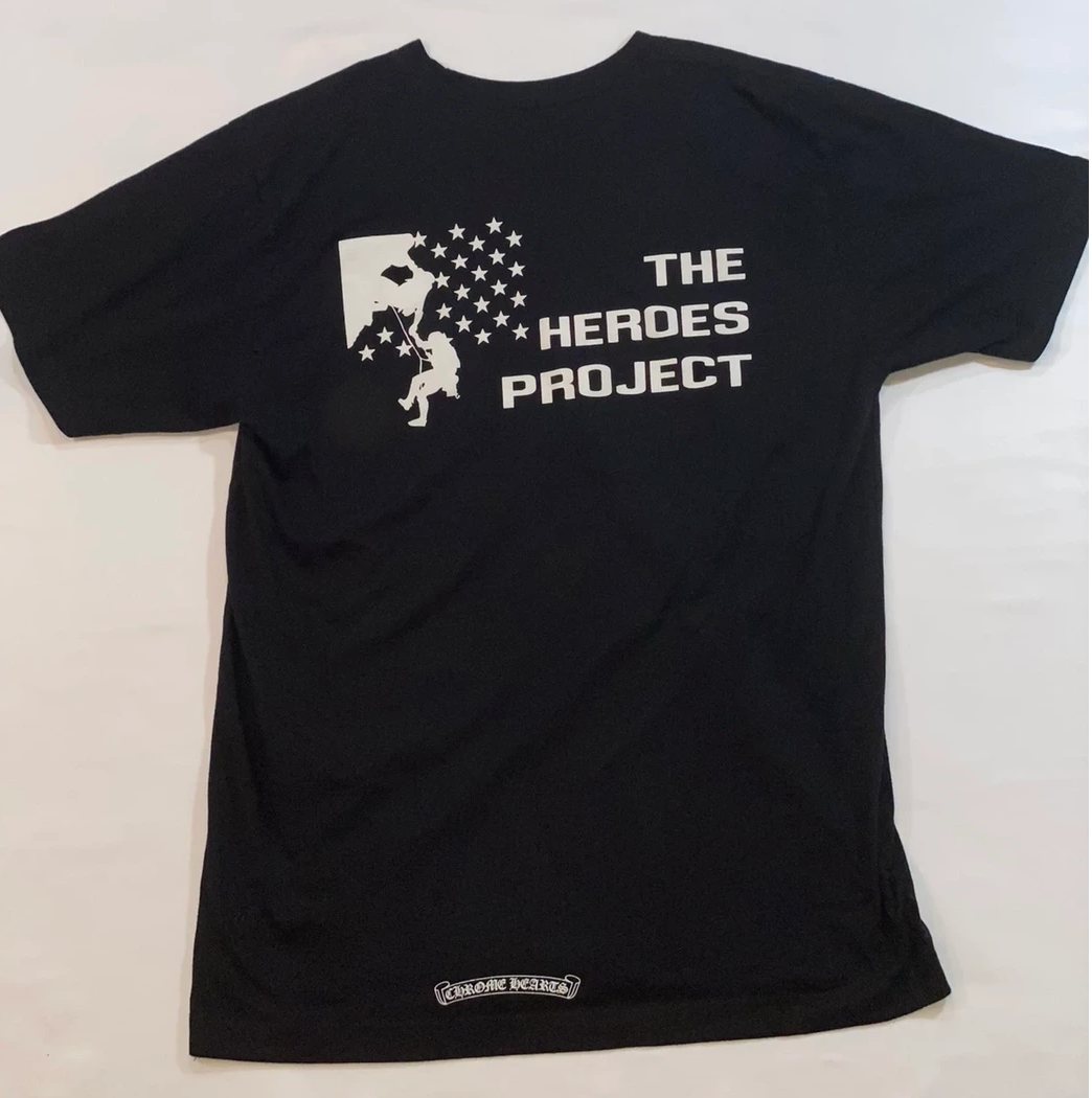 Chrome Hearts The Hero Project Tee Black AMERICAN DREAM