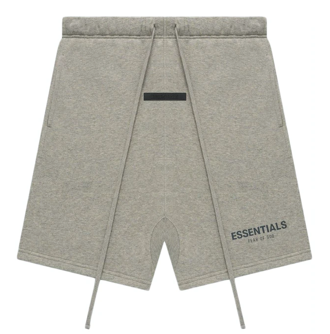 Fear of God Essentials Core Collection Sweatshort Dark Heather Oatmeal RIDGE HILL