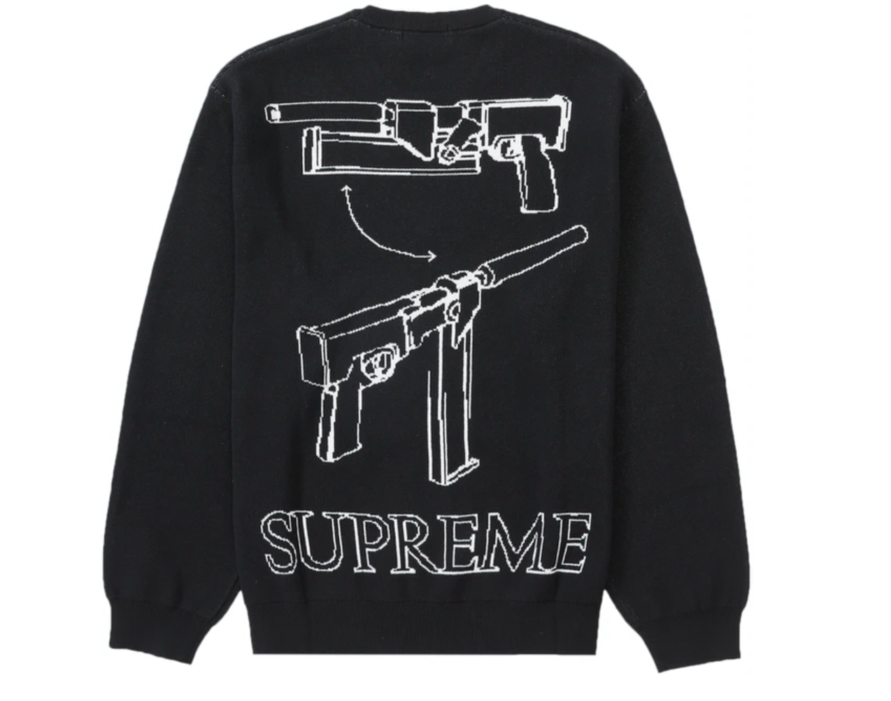 Supreme Aeon Flux Sweater Black AMERICAN DREAM