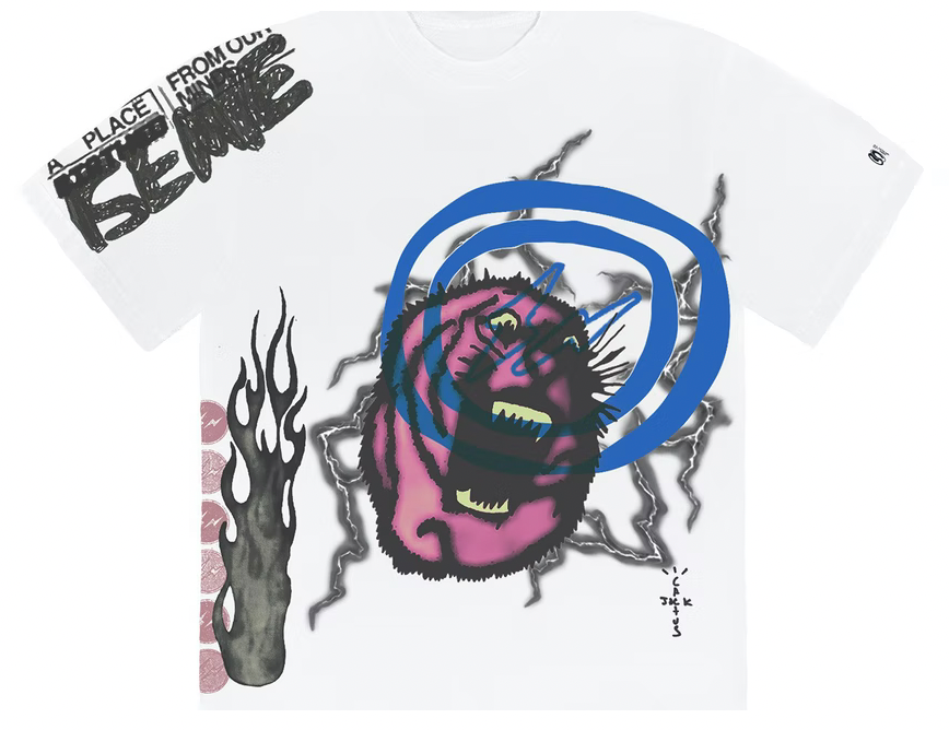 Travis Scott Cactus Jack For Fragment Sunrise Tee White RIDGE HILL