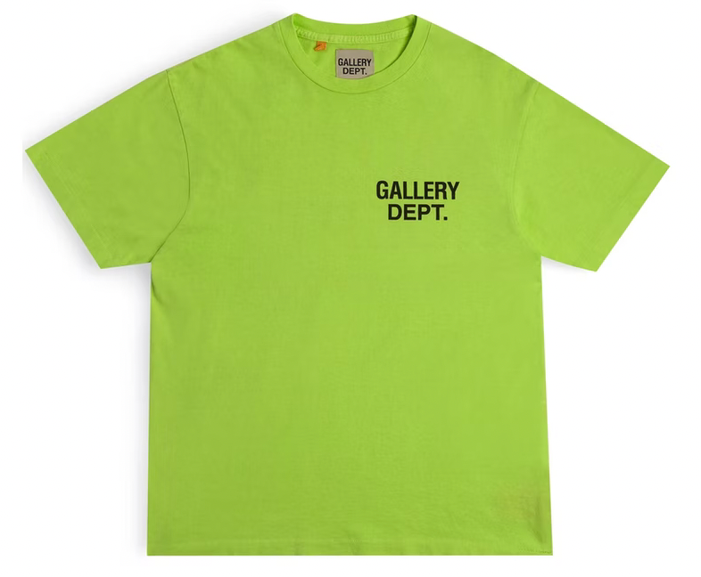 Gallery Dept. Souvenir T-shirt Lime Green