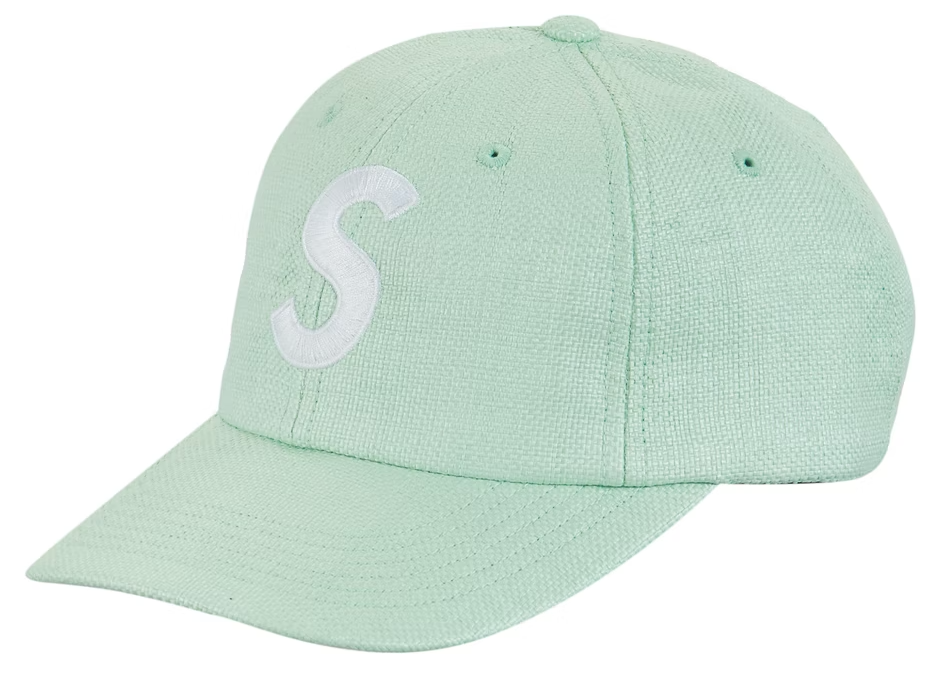 Supreme Raffia S Logo 6-Panel Green RIDGE HILL – Levitate Sneaker