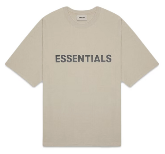Fear of God Essentials Boxy T-Shirt Applique Logo Olive/Khaki RIDGE HILL
