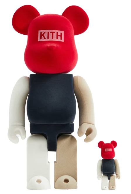 Kith Kithmas 2021 Bearbrick 100% & 400% Set Pyre AMERICAN DREAM