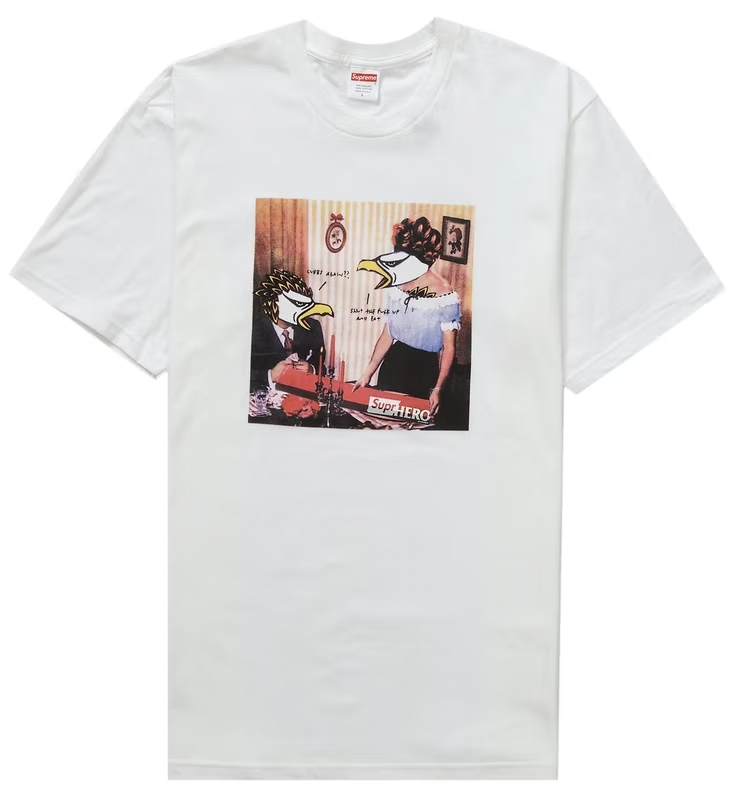 Supreme ANTIHERO Curbs Tee White PALISADES – Levitate Sneaker Boutique