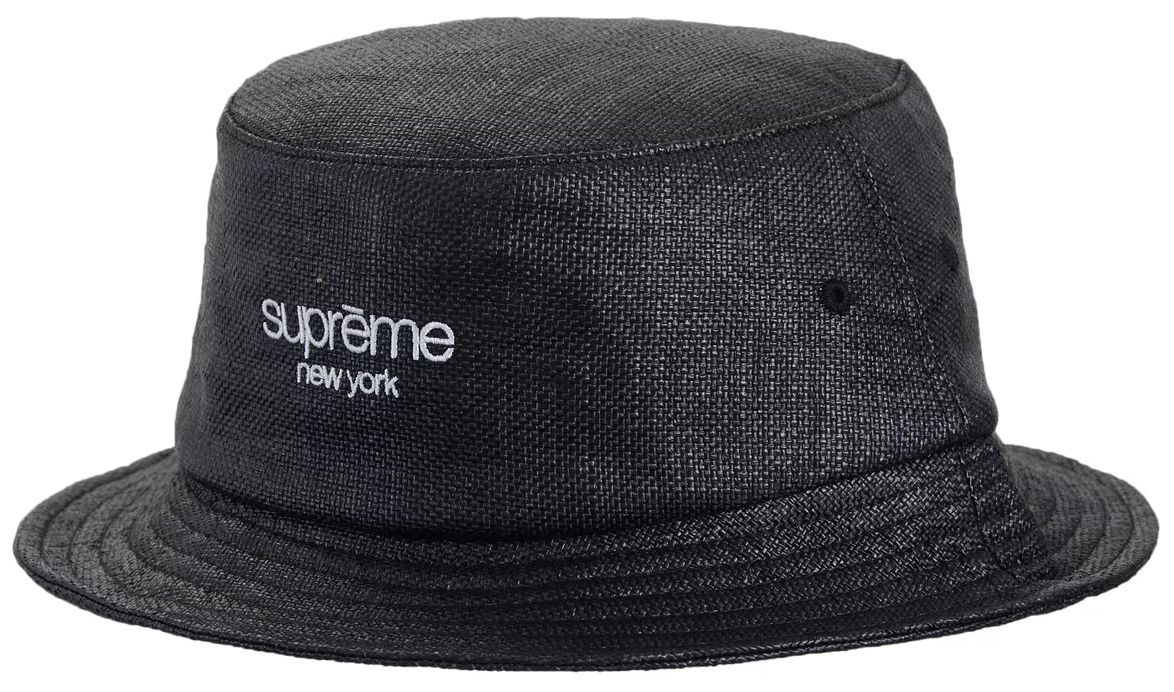 Supreme Raffia Crusher Black