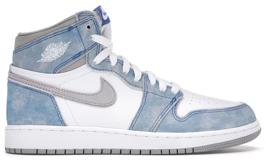 Jordan 1 Retro High Hyper Royal Smoke Grey (GS)