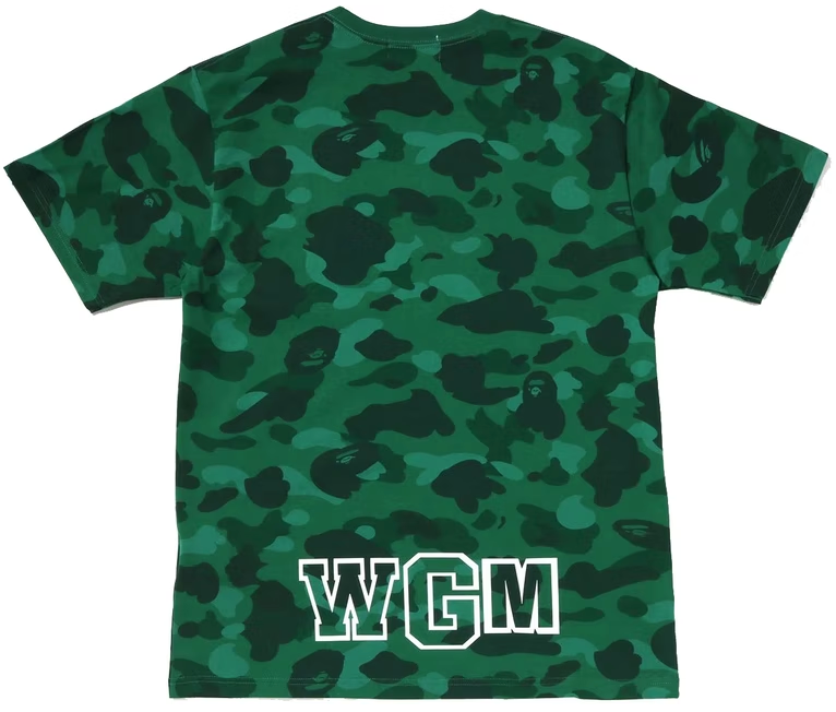 BAPE Color Camo Shark Tee Green AMERICAN DREAM – Levitate Sneaker